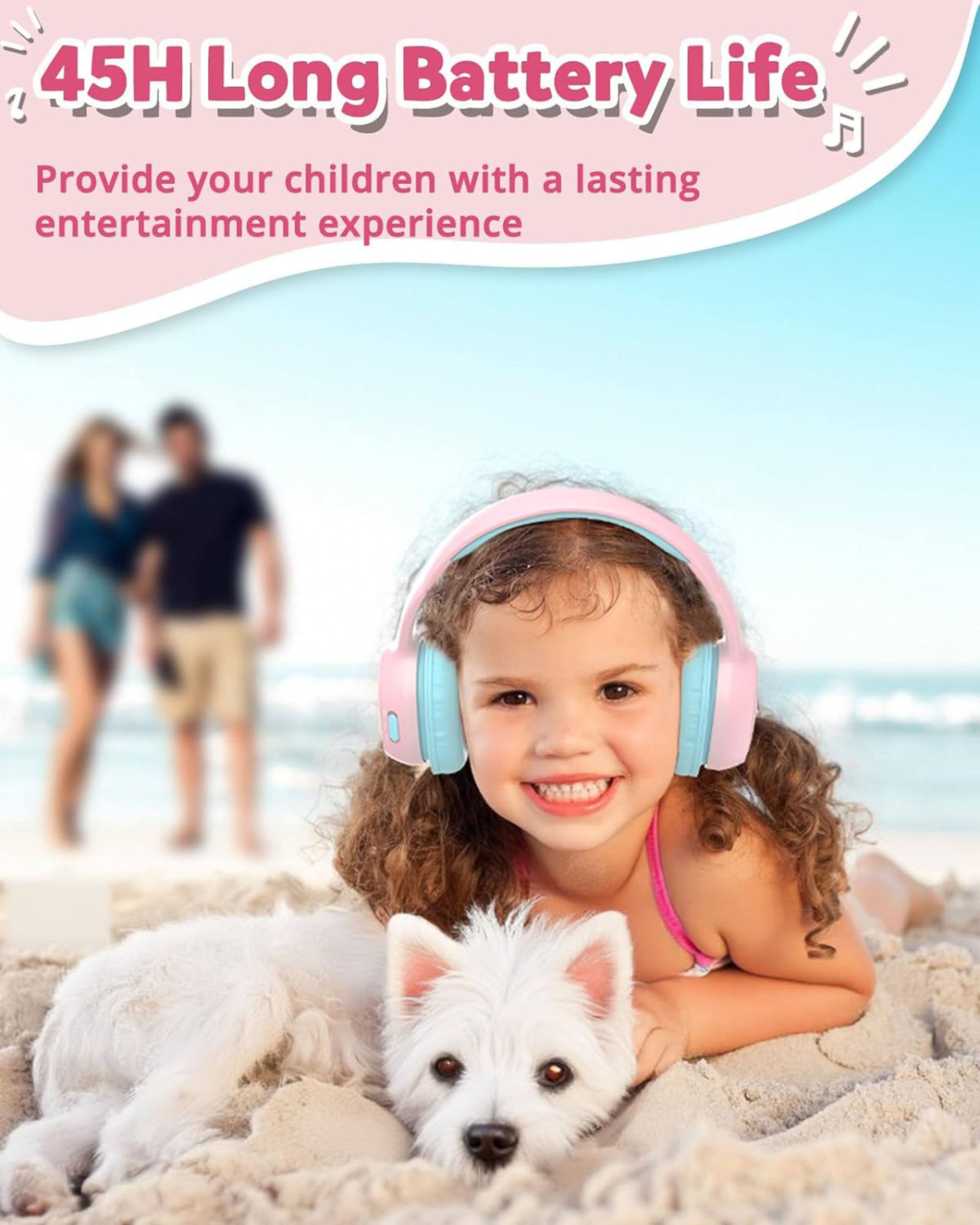 45H Long Battery Life: Provide your children with a lasting entertainment experience.