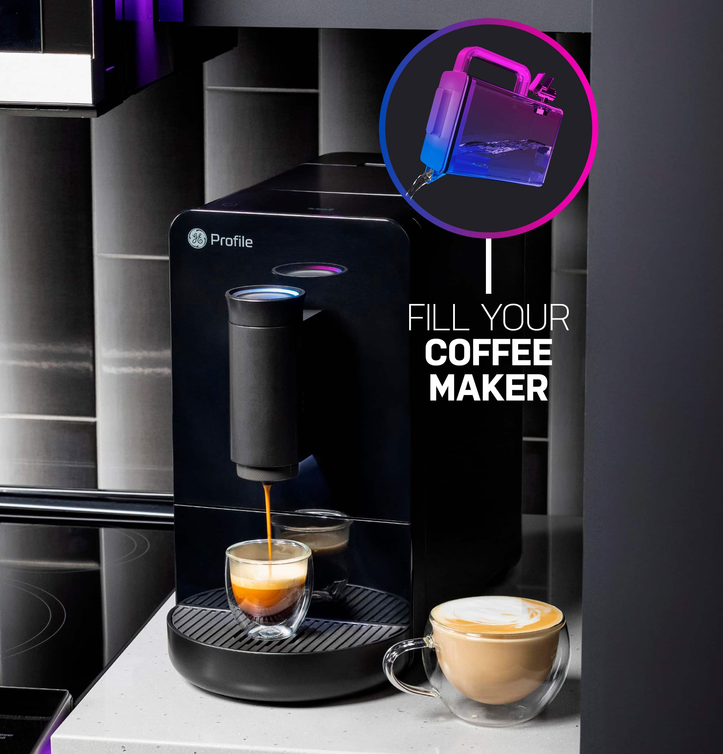 Profile FILL YOUR COFFEE MAKER