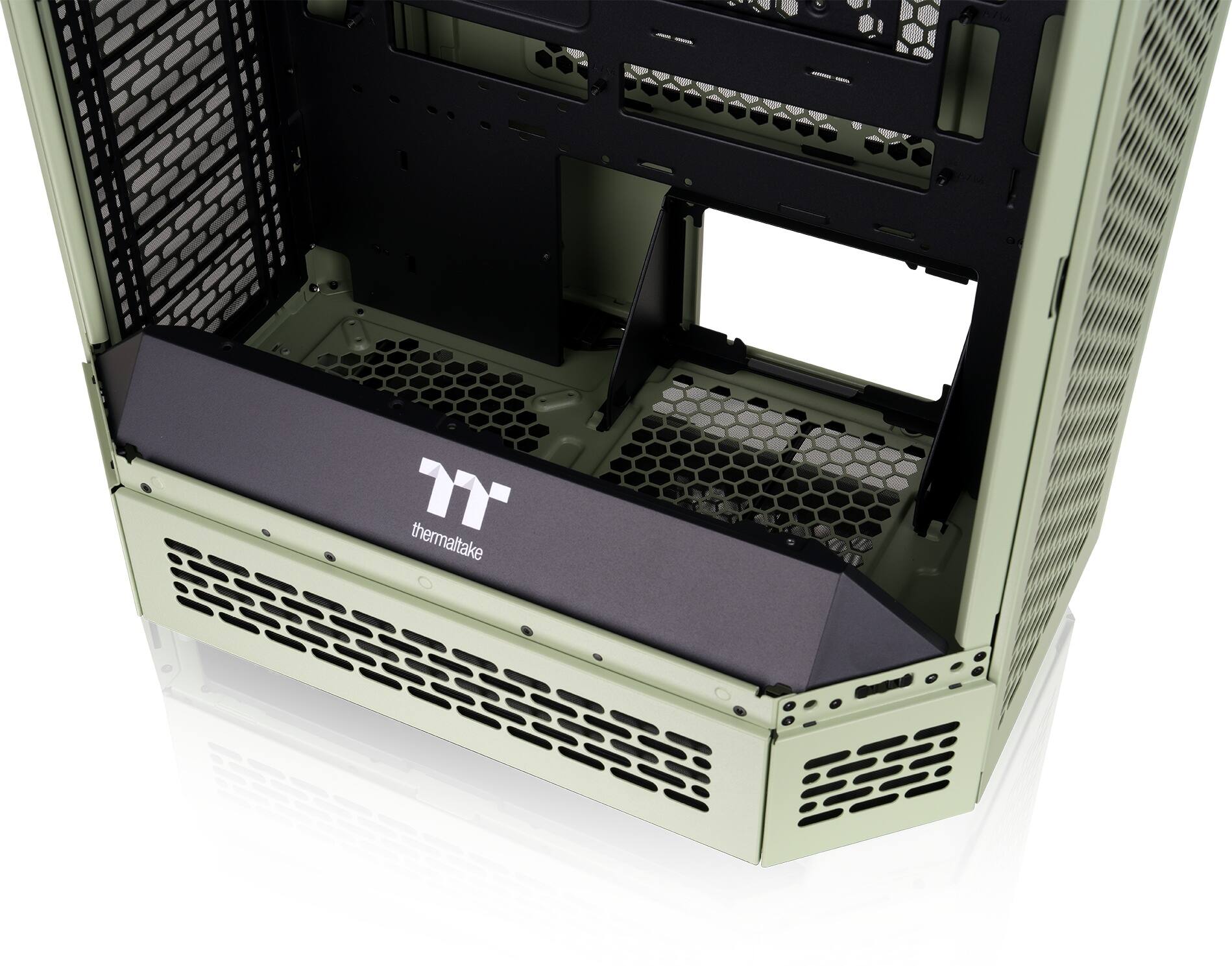 Alt View 30. Thermaltake - Tower 600 Mid Tower ATX PC Case - Matcha Green.