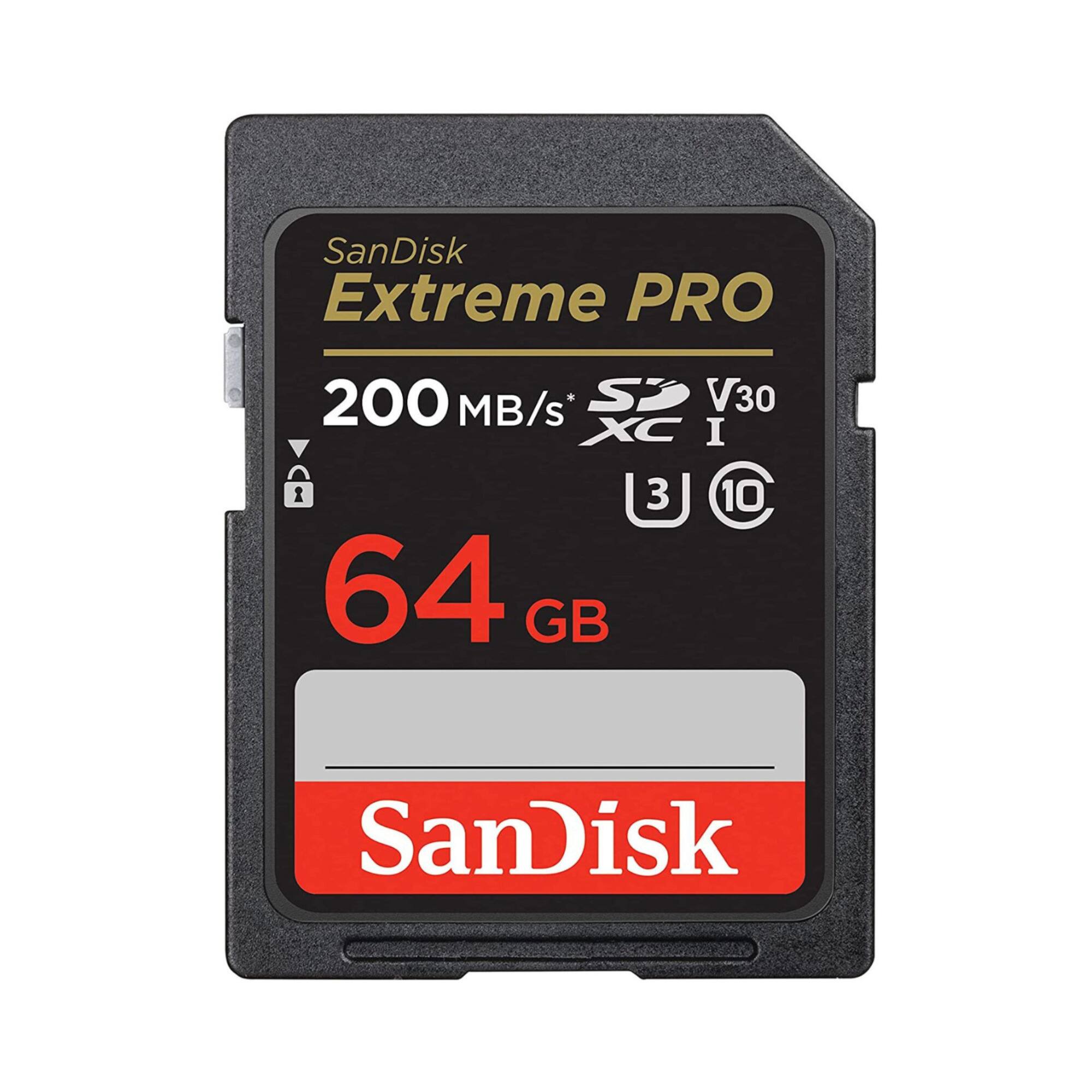 SanDisk Extreme PRO 200 MB/s V30 XC I 64 GB
