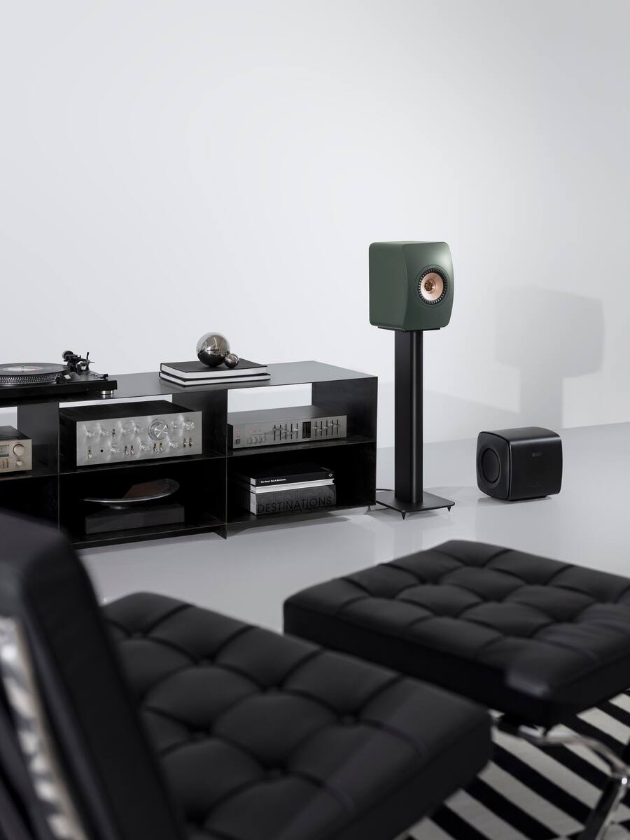 KEF LS50 Meta Bookshelf Speakers (Pair) Moss Green LS50METAG