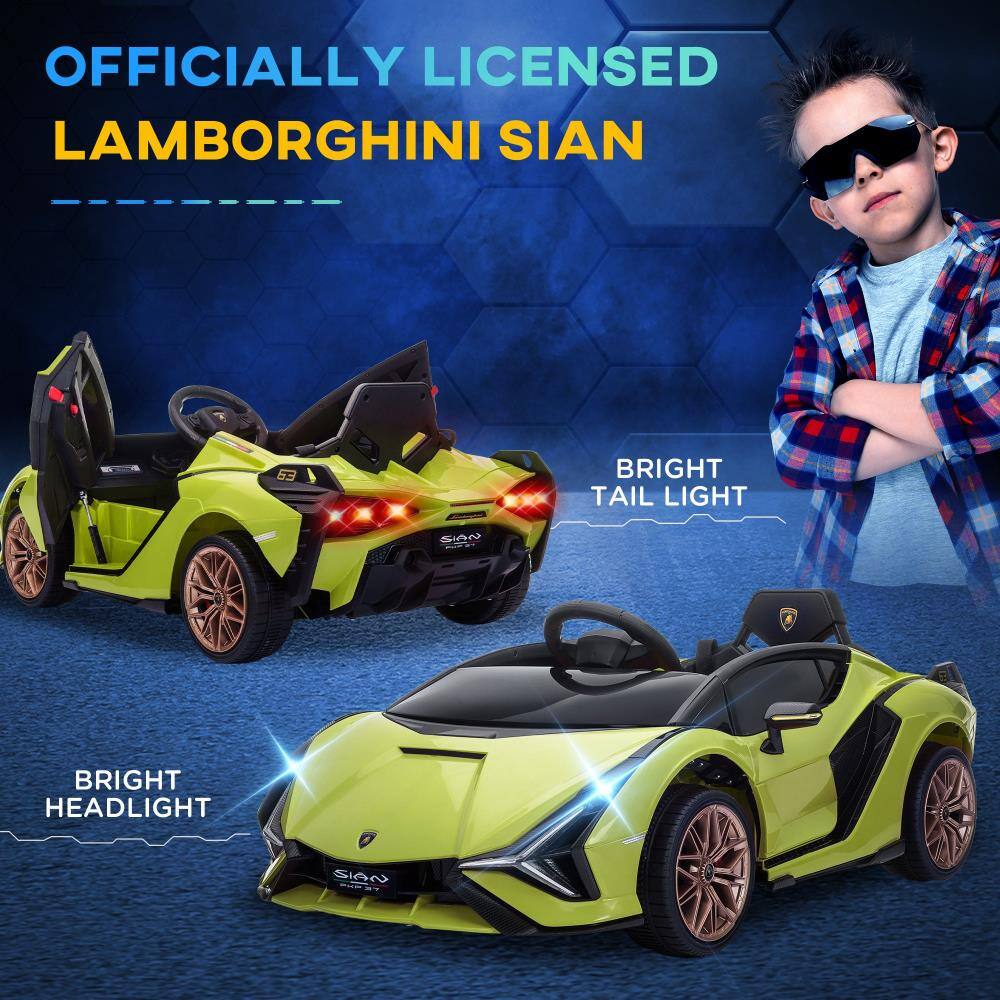 OFFICIALLY LICENSED  
LAMBORGHINI SIAN  

BRIGHT TAIL LIGHT  

BRIGHT HEADLIGHT