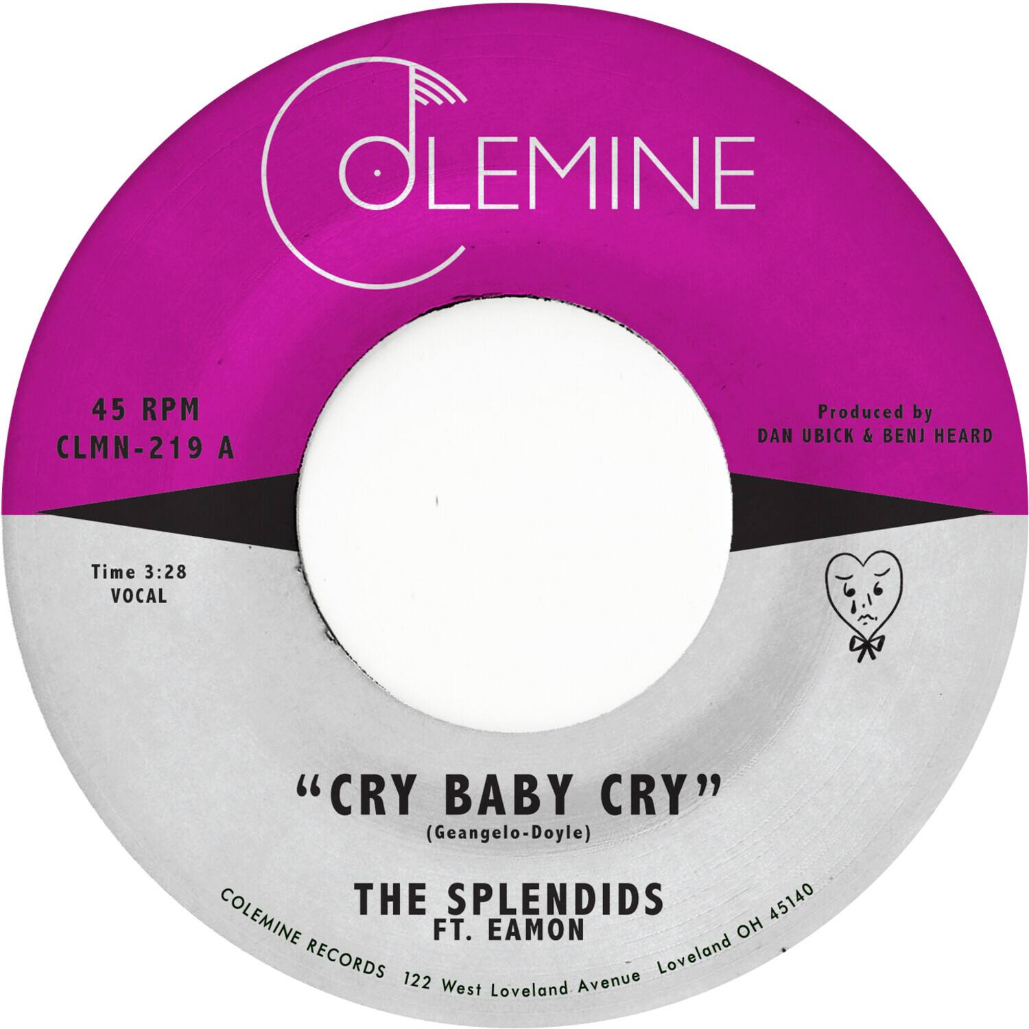 Splendids & Eamon - Cry Baby Cry / Blame My Heart   - 7-INCH SINGLE [7 inch Vinyl Disc] price history on PriceWatchPro