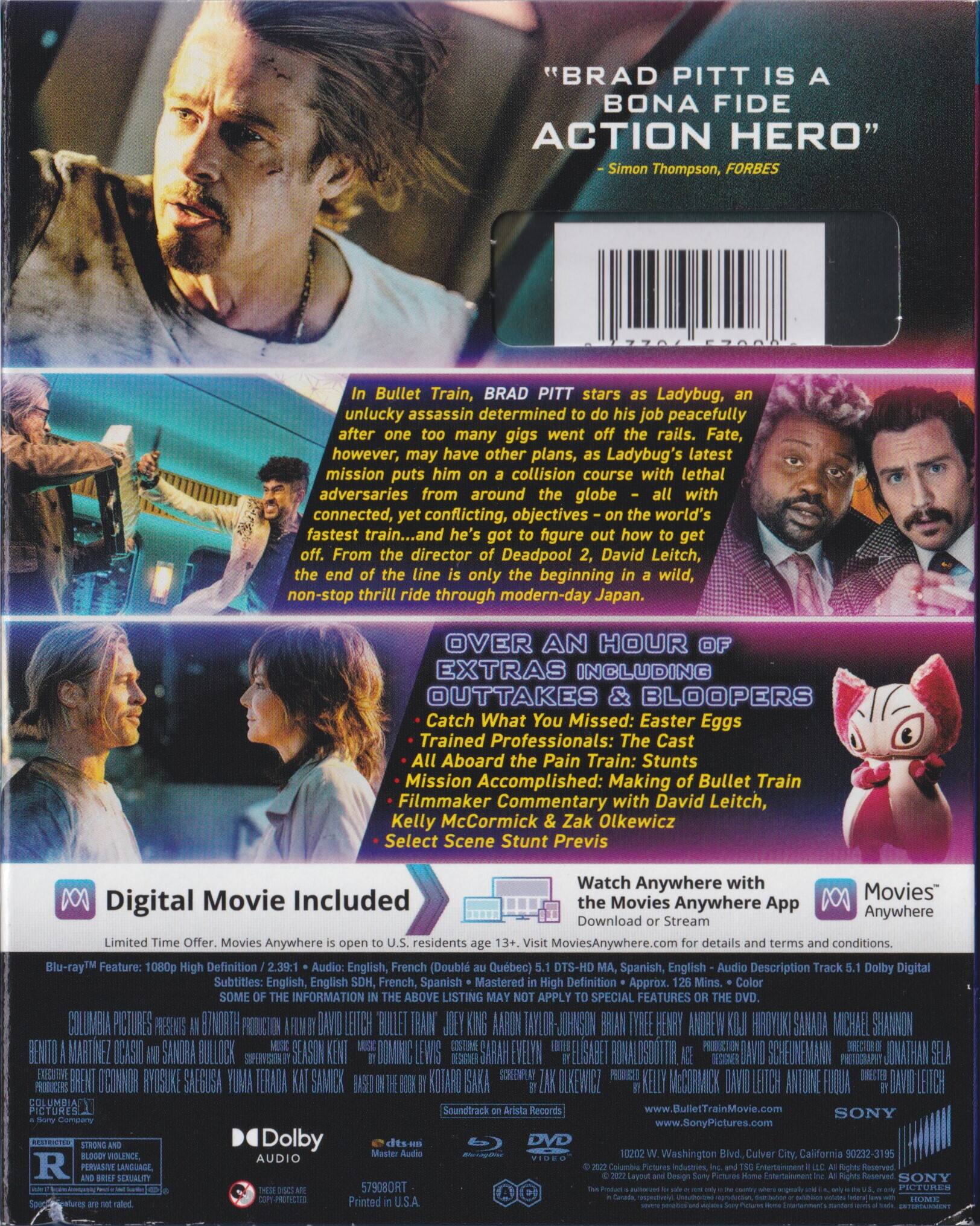 Alt View 1. Bullet Train   - BLU-RAY.