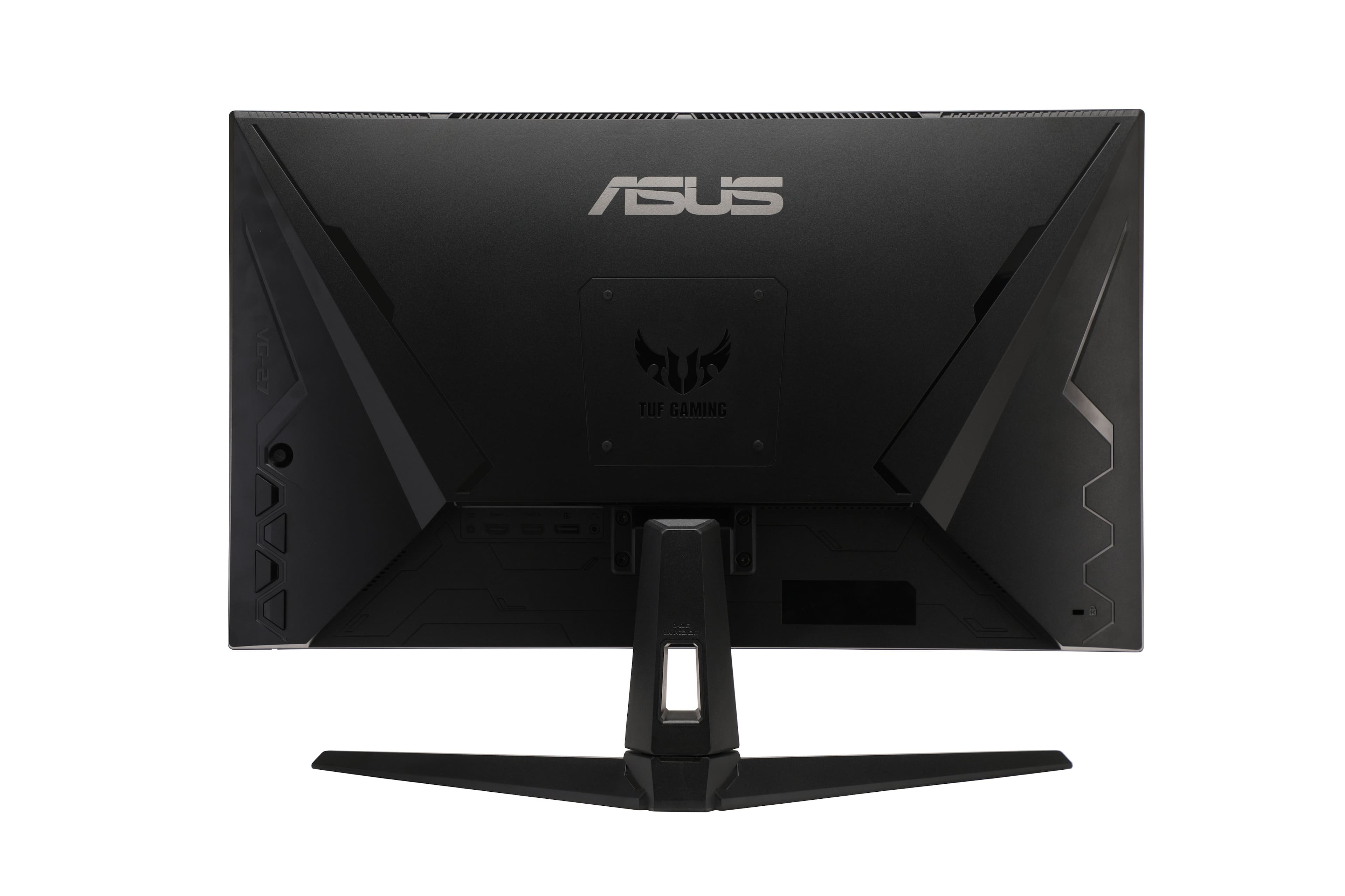 Back. ASUS - TUF Gaming 27” IPS QHD 170Hz 1ms G-SYNC Compatible Gaming Monitor with HDR (DisplayPort,HDMI) - Black.