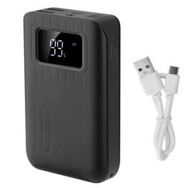 Loheer - 10000mah portable power bank external battery pack charger with LCD Display and Dual USB Ports