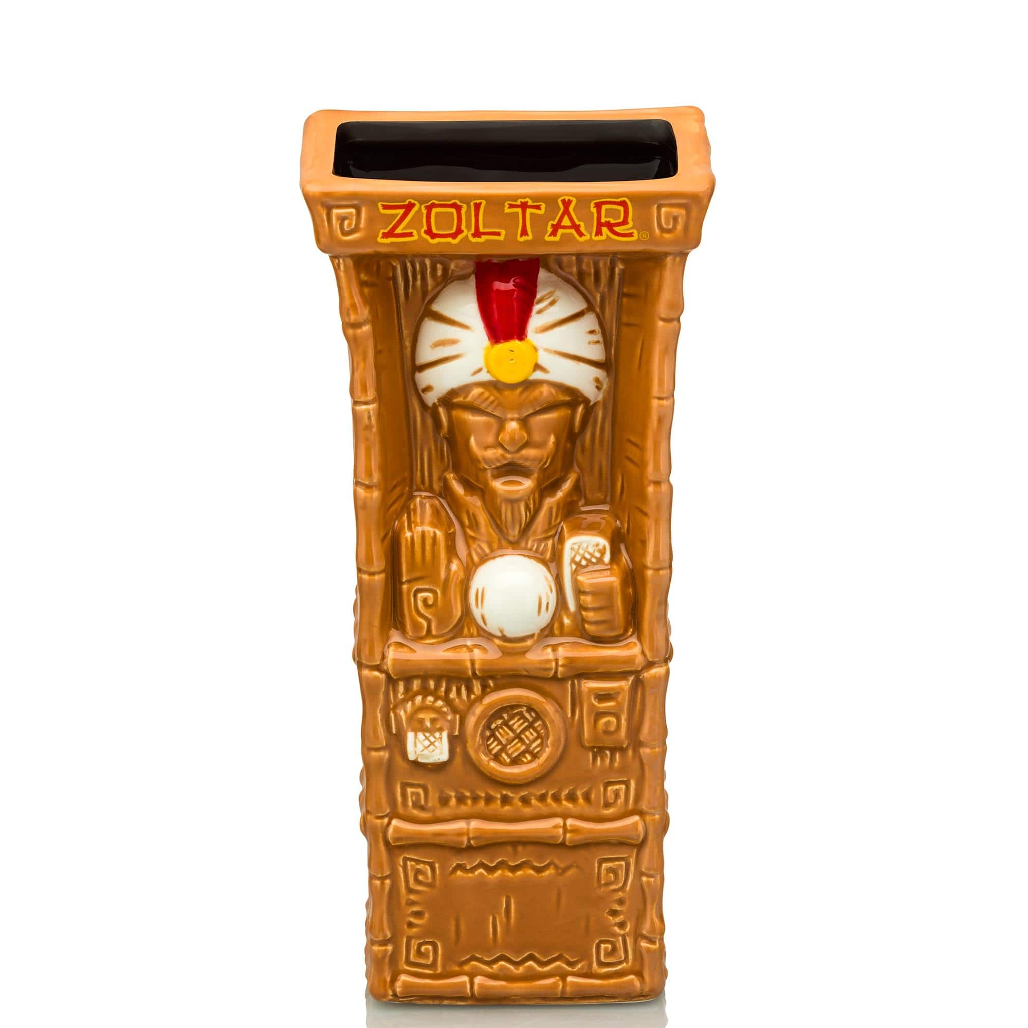 ThinkGeek - Geeki Tikis Zoltar Machine Ceramic Mug | Holds 24 Ounces - Brown
