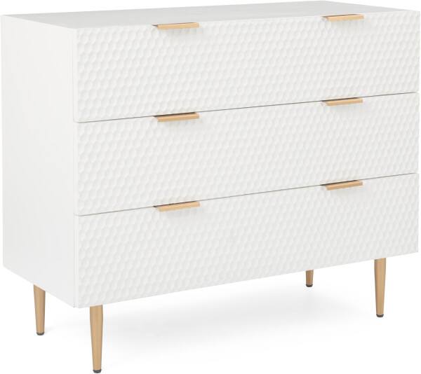 Back. Click365 - Click365 Kingston Modern Chest of Drawers - White.