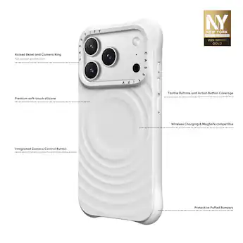 CASETiFY Apple iPhone 17 Pro Max Ripple Case White - Open Box CASETiFY Apple iPhone 17 Pro Max Ripple Case White - Open Box