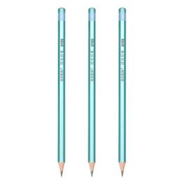 Unique Bargains - Set of 3 HB Graphite Sketch Pencils Professional for Drawing Shading Writing Art Beginners - Black