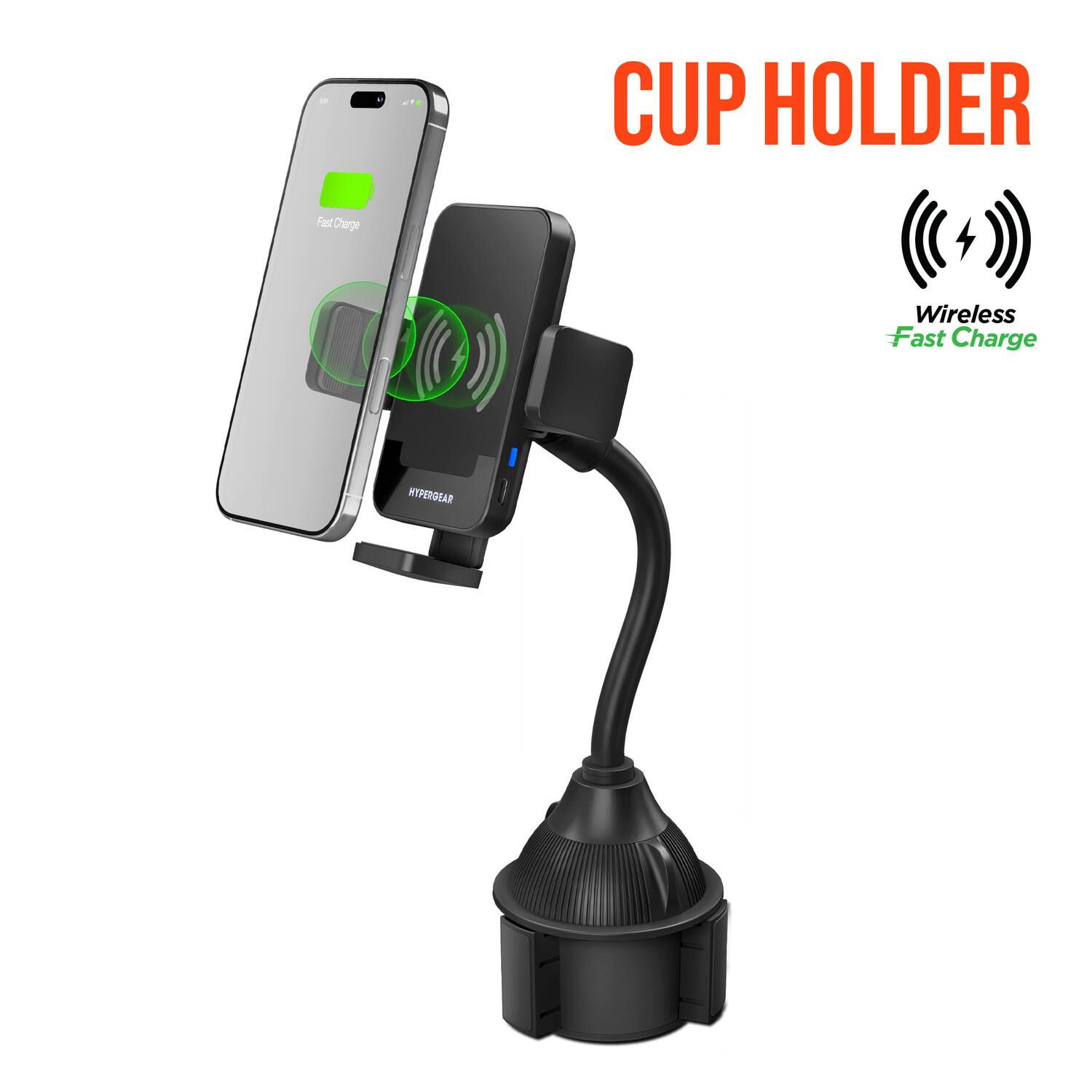CUP HOLDER  
Wireless Fast Charge  
HYPERGEAR