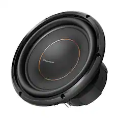 Front. Pioneer - Pioneer TS-D10D2 10" 1500W Max Power, Dual 2-Ohm Voice Coil Car Subwoofer - Black.