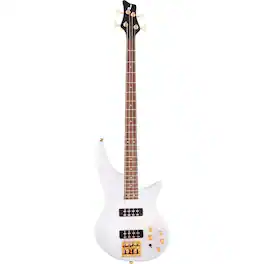 Jackson - JS3 JS Series Spectra Bass Guitar, Snow White
