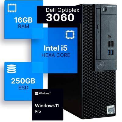 Dell Refurbished Excellent Optiplex 3060 SFF Desktop Computer Dell Refurbished Excellent Optiplex 3060 SFF Desktop Computer