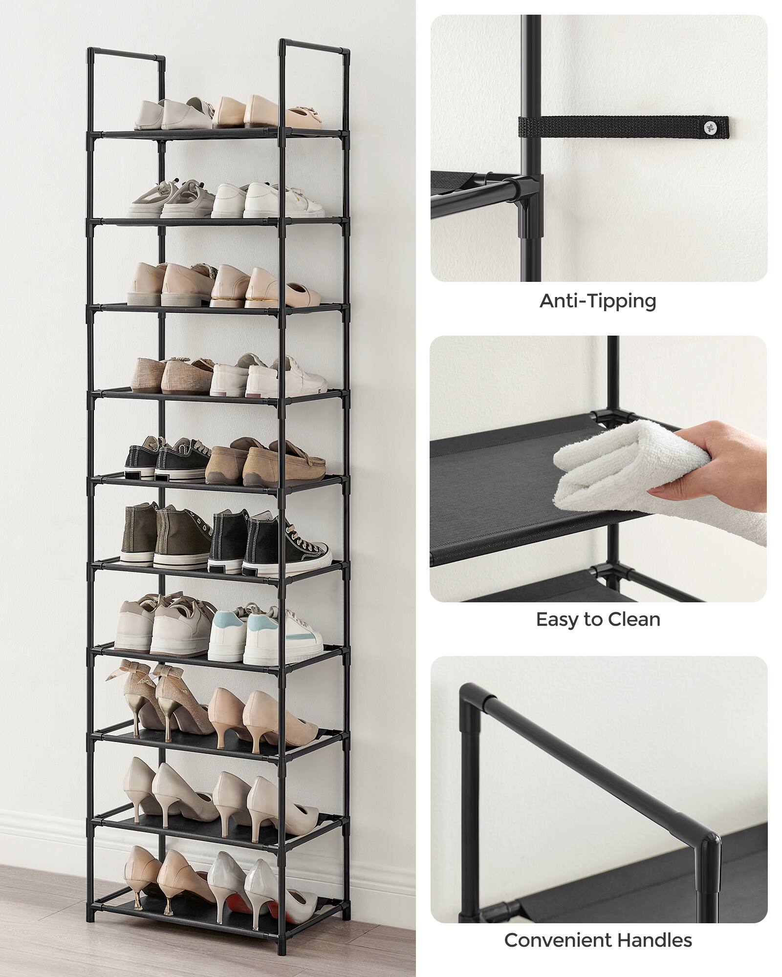 - Anti-Tipping
- Easy to Clean
- Convenient Handles