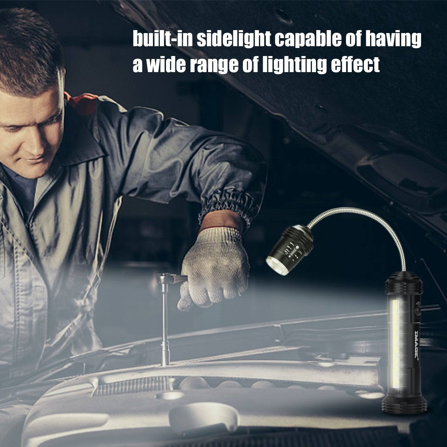 built-in sidelight capable of having a wide range of lighting effect