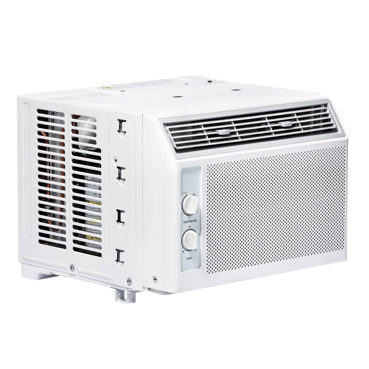 Alt View 6. TCL - 150 Sq. Ft. 5,000 BTU Mechanical Window Air Conditioner - White.