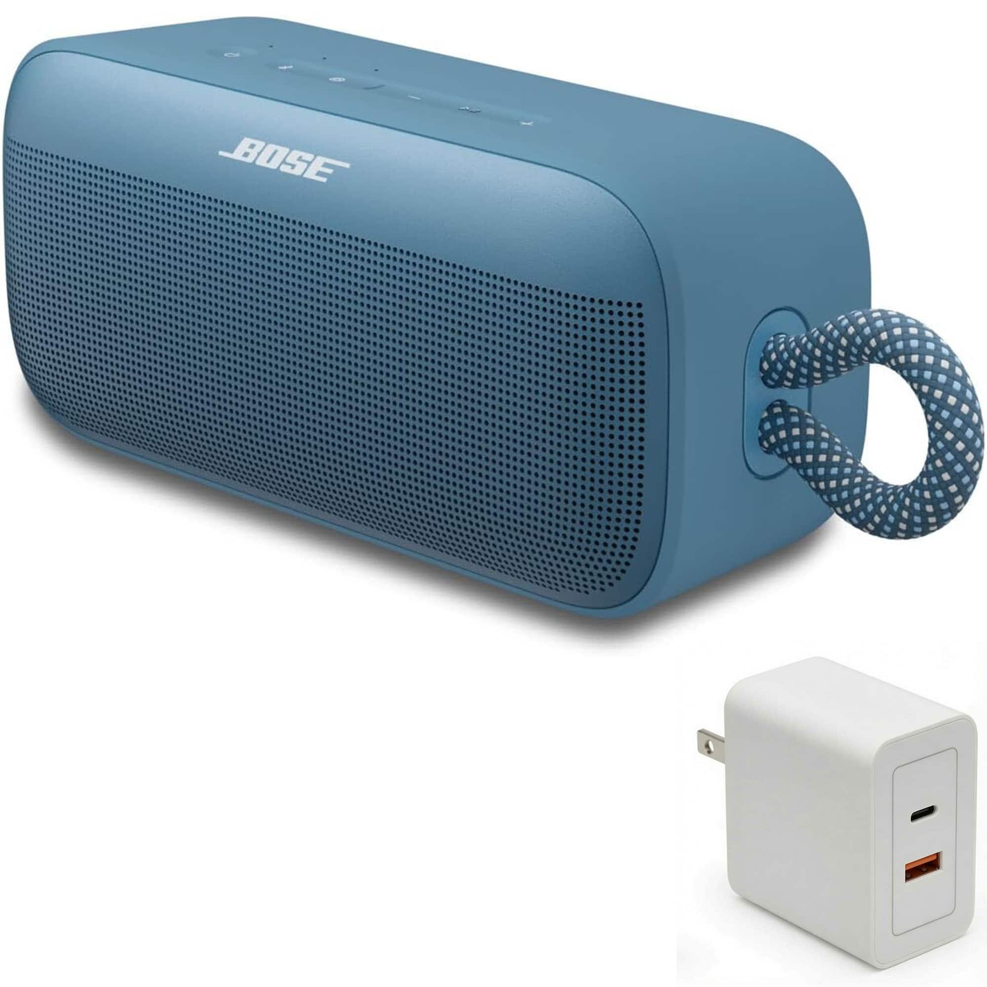 Bundle - Bose - SoundLink Plus Portable Bluetooth Speaker with Fast Charger, Wireless - Blue Dusk