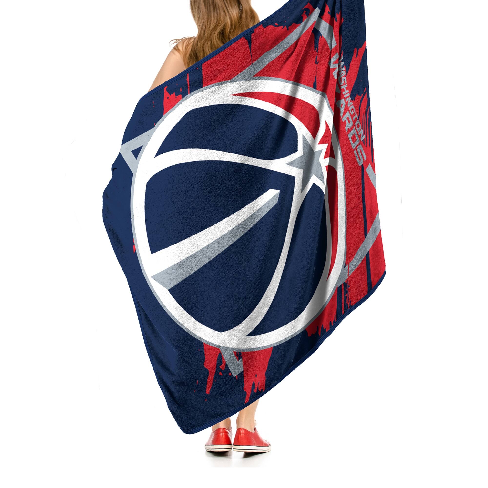 Alt View 2. Northwest - Washington Wizards 46" x 60" Dimensional Micro Raschel Plush Throw Blanket - Navy.