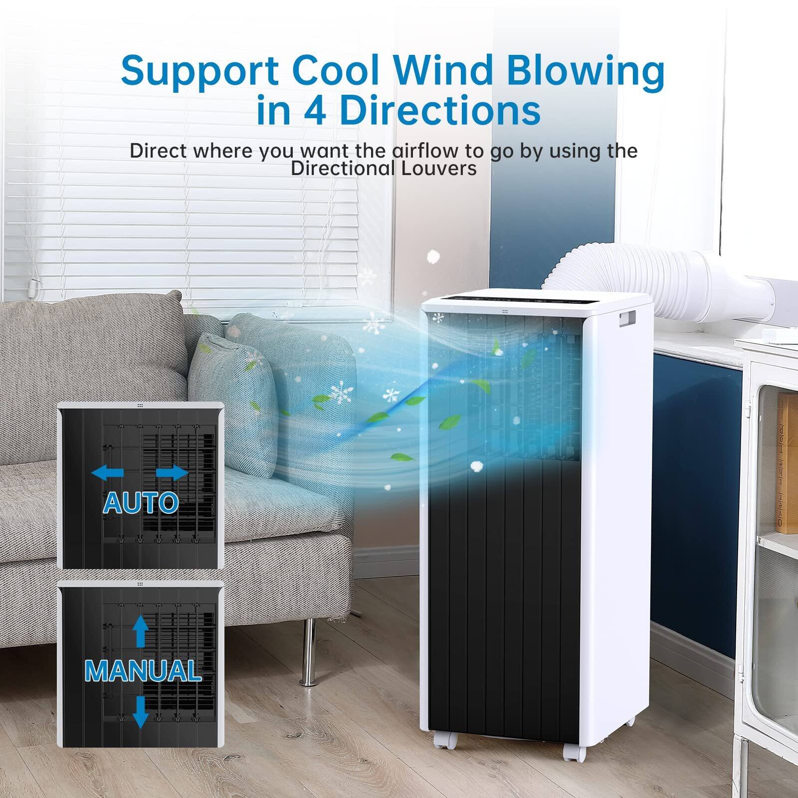 Support Cool Wind Blowing in 4 Directions

Direct where you want the airflow to go by using the Directional Louvers

AUTO

MANUAL