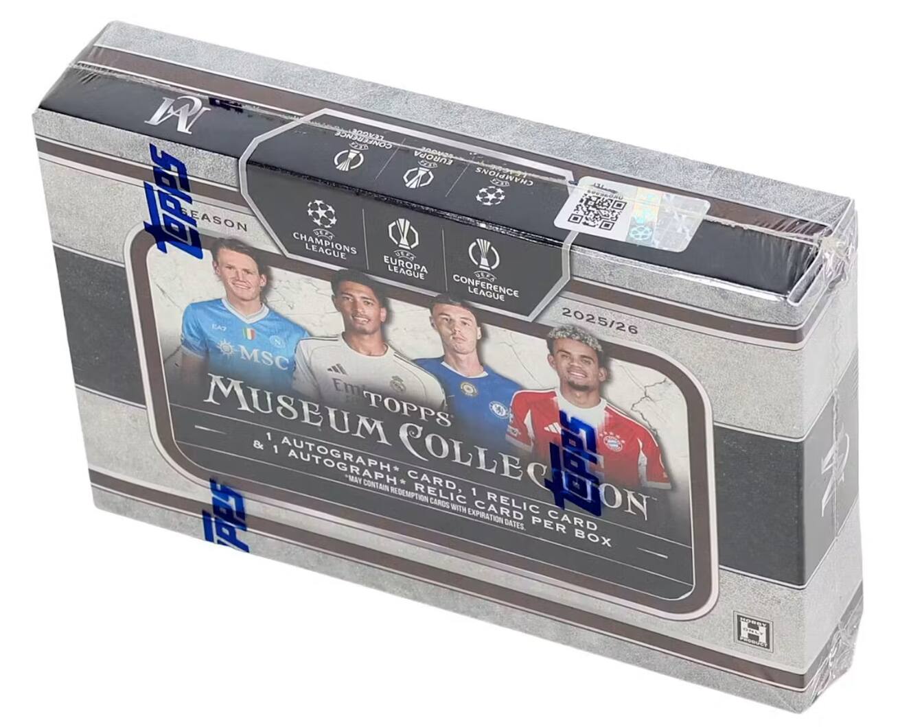 M CONFERENCE LOTO EUROPA 1000 CHAMPIONS M tepps SEASON CHAMPIONS BACK LEAGUE EUROPA LEAGUE CONFERENCE LEAGUE 2025/26 MSC MUSEUM TOPPS 1 &1 AUTOGRAPH -MAY CONTAIN COLLEC CARD, tepps REDEMPTION RELIC CARDS RELIC ON WITH CARD PAS EXPIRATION DATES. PER CARD BOX