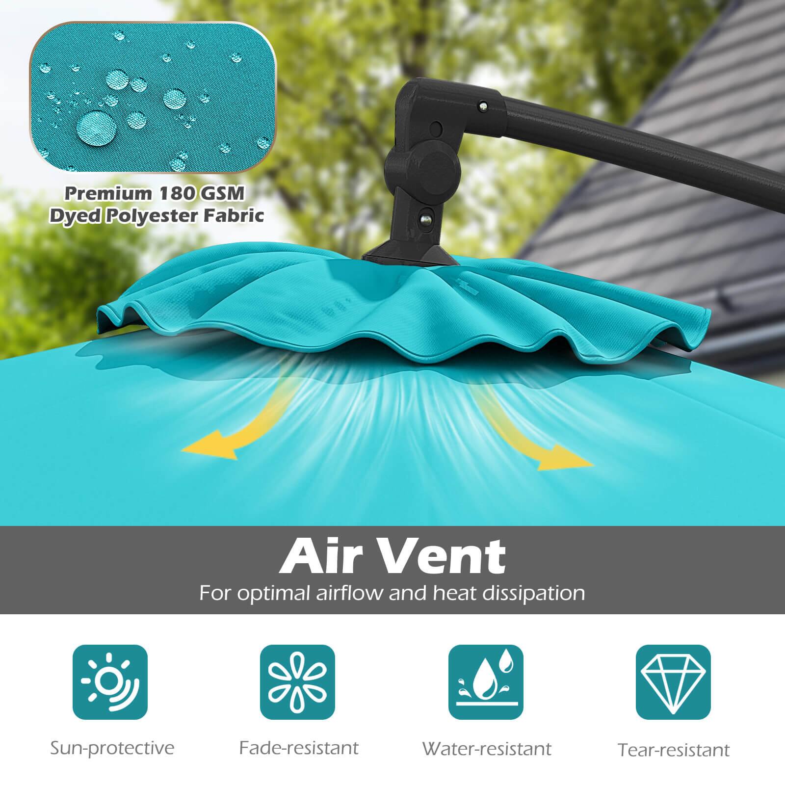 Premium 180 GSM Dyed Polyester Fabric Air Vent For optimal airflow and heat dissipation Sun-protective Fade-resistant Water-resistant Tear-resistant