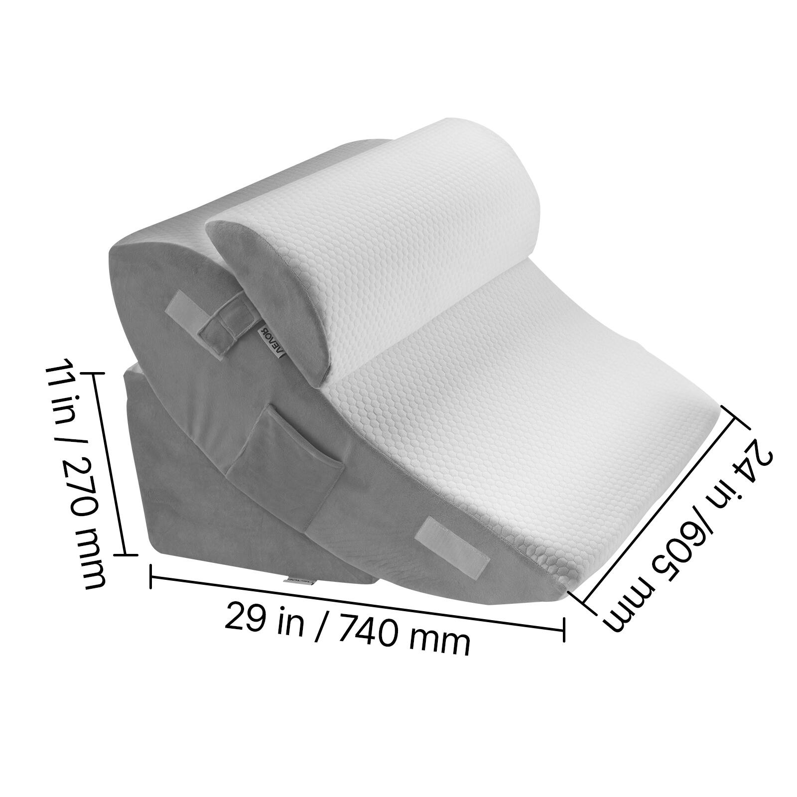 11 in / 270 mm  
29 in / 740 mm  
24 in / 605 mm