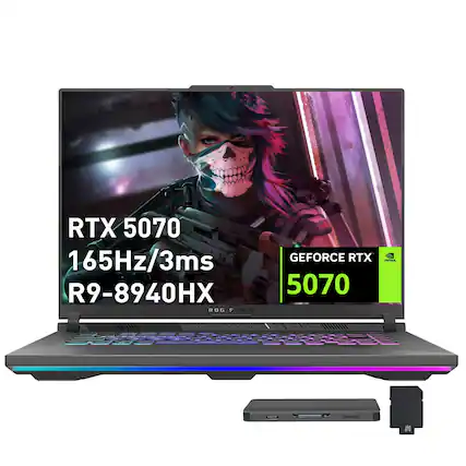 RTX 5070
165Hz/3ms
R9-8940HX
GEFORCE RTX 5070