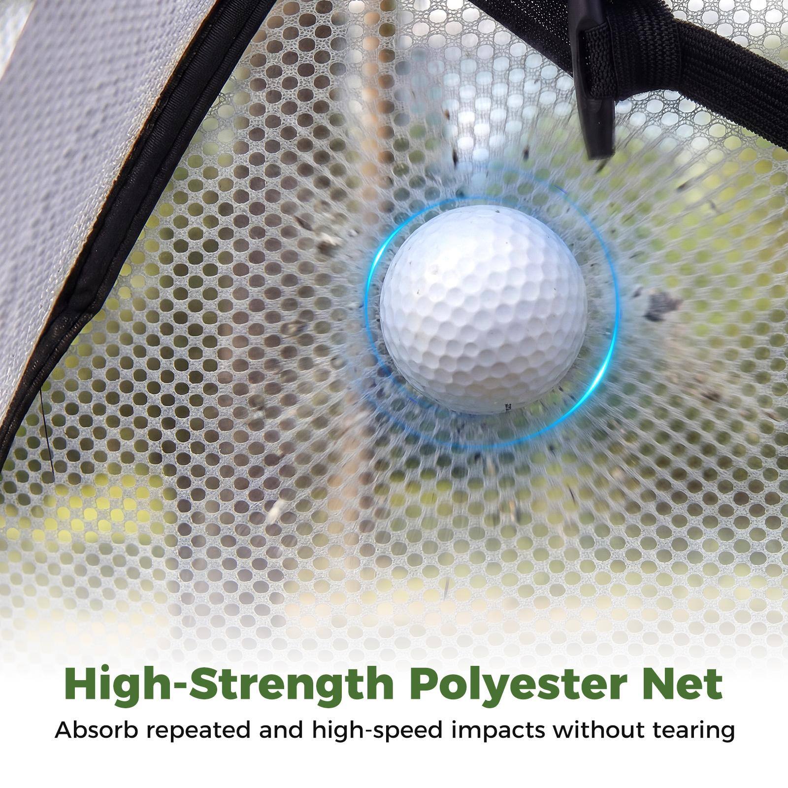 High-Strength Polyester Net  
Absorb repeated and high-speed impacts without tearing
