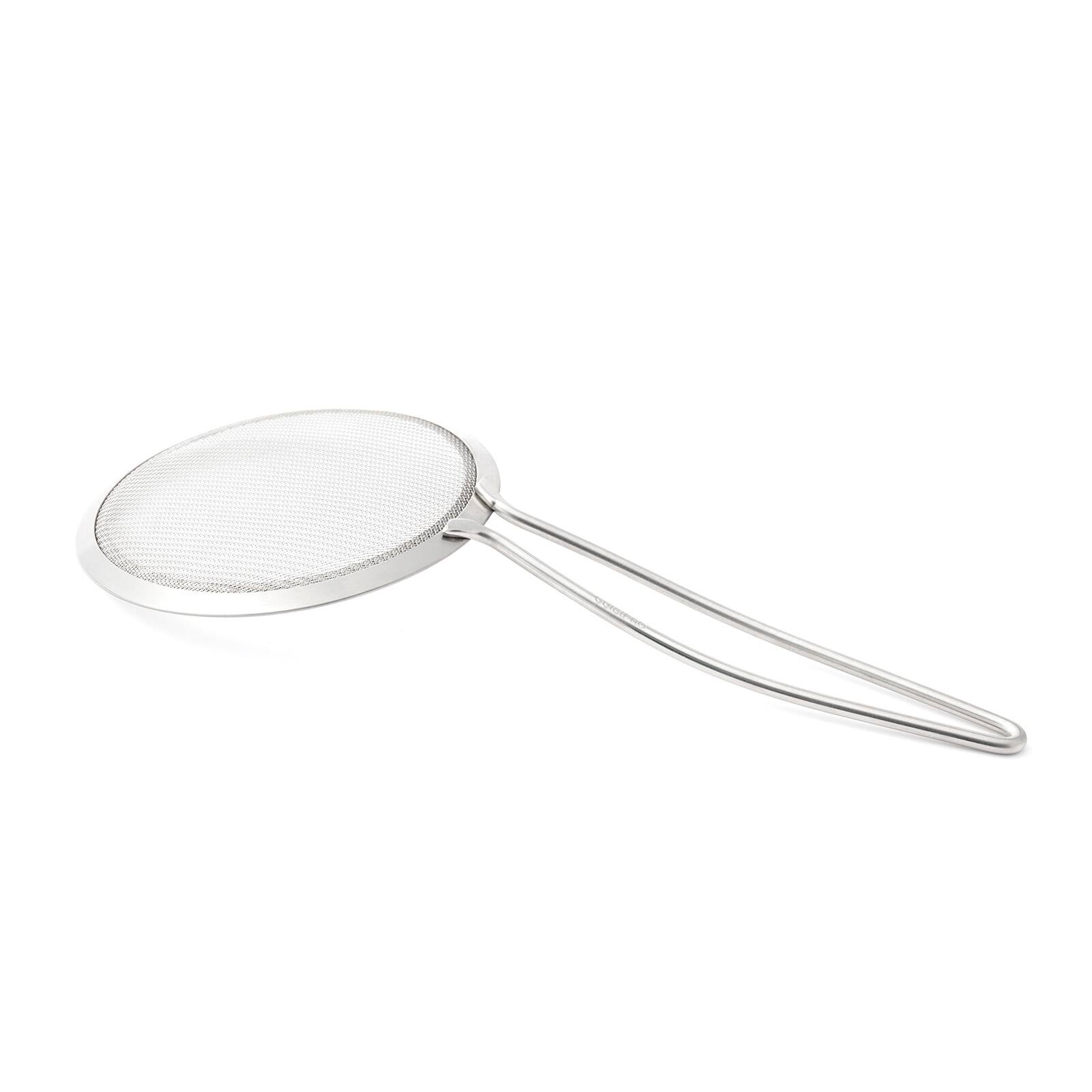 Alt View 2. Cuisipro - 5 Inch Mesh Skimmer, Stainless Steel - Silver.