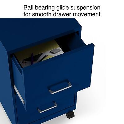 Ball bearing glide suspension for smooth drawer movement