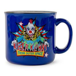 Silver Buffalo - Killer Klowns From Outer Space Jojo Ceramic Camper Mug | Holds 20 Ounces - Blue