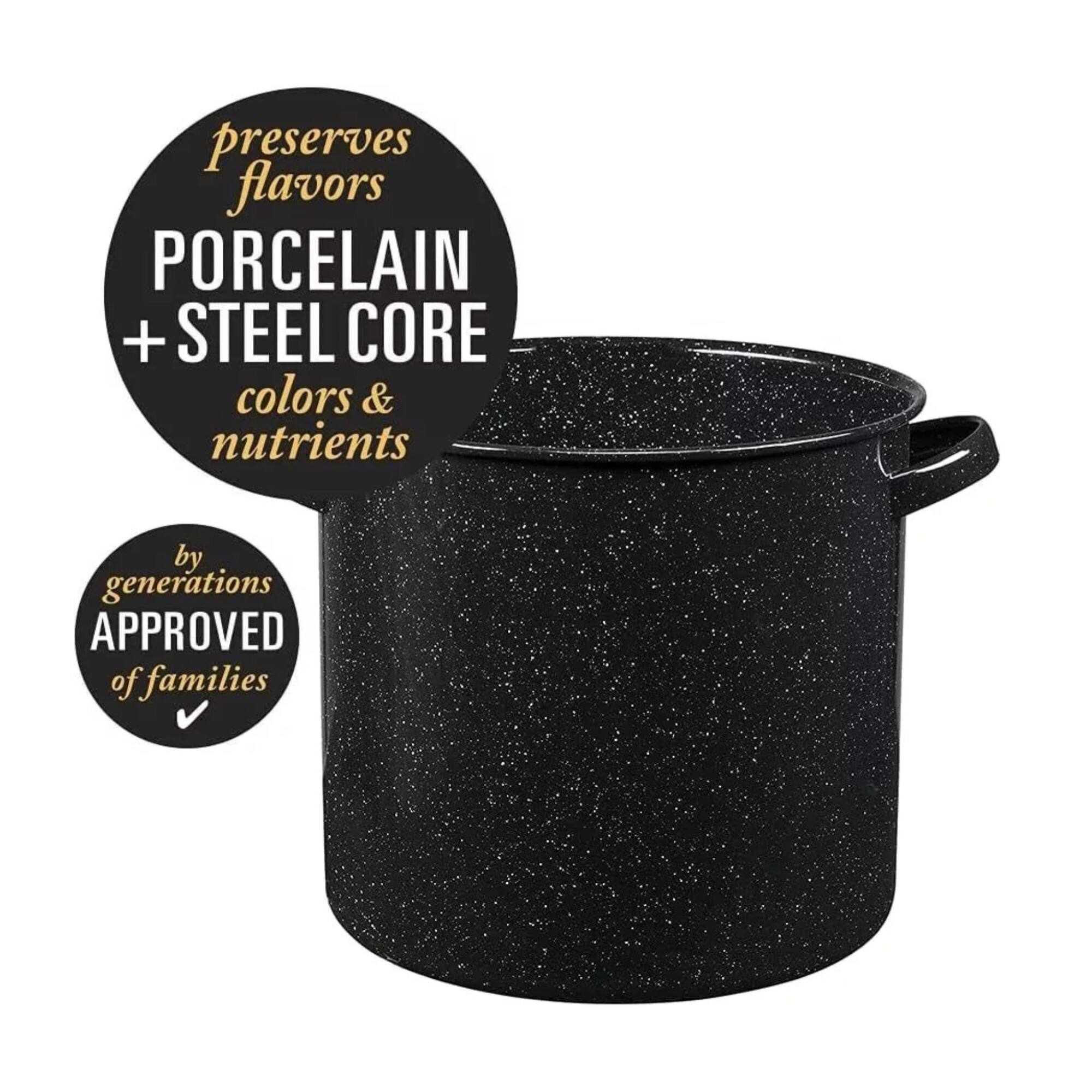preserves flavors  
PORCELAIN + STEEL CORE  
colors & nutrients  
by generations APPROVED of families