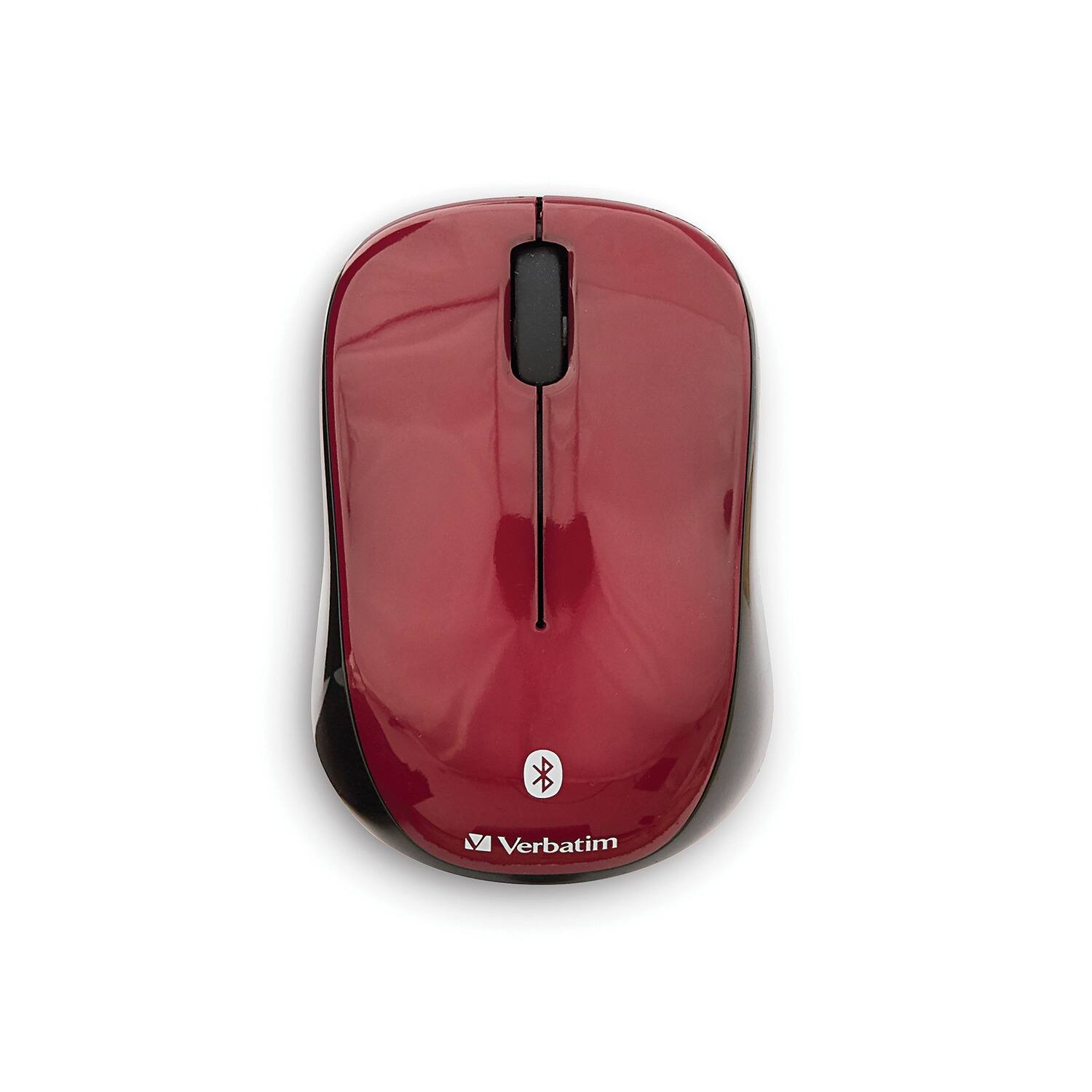 Front. Verbatim - Verbatim 70240 Cordless Blue-led Tablet Mouse, Multi-trac, 3 Buttons, Bluetooth (garnet) - red.