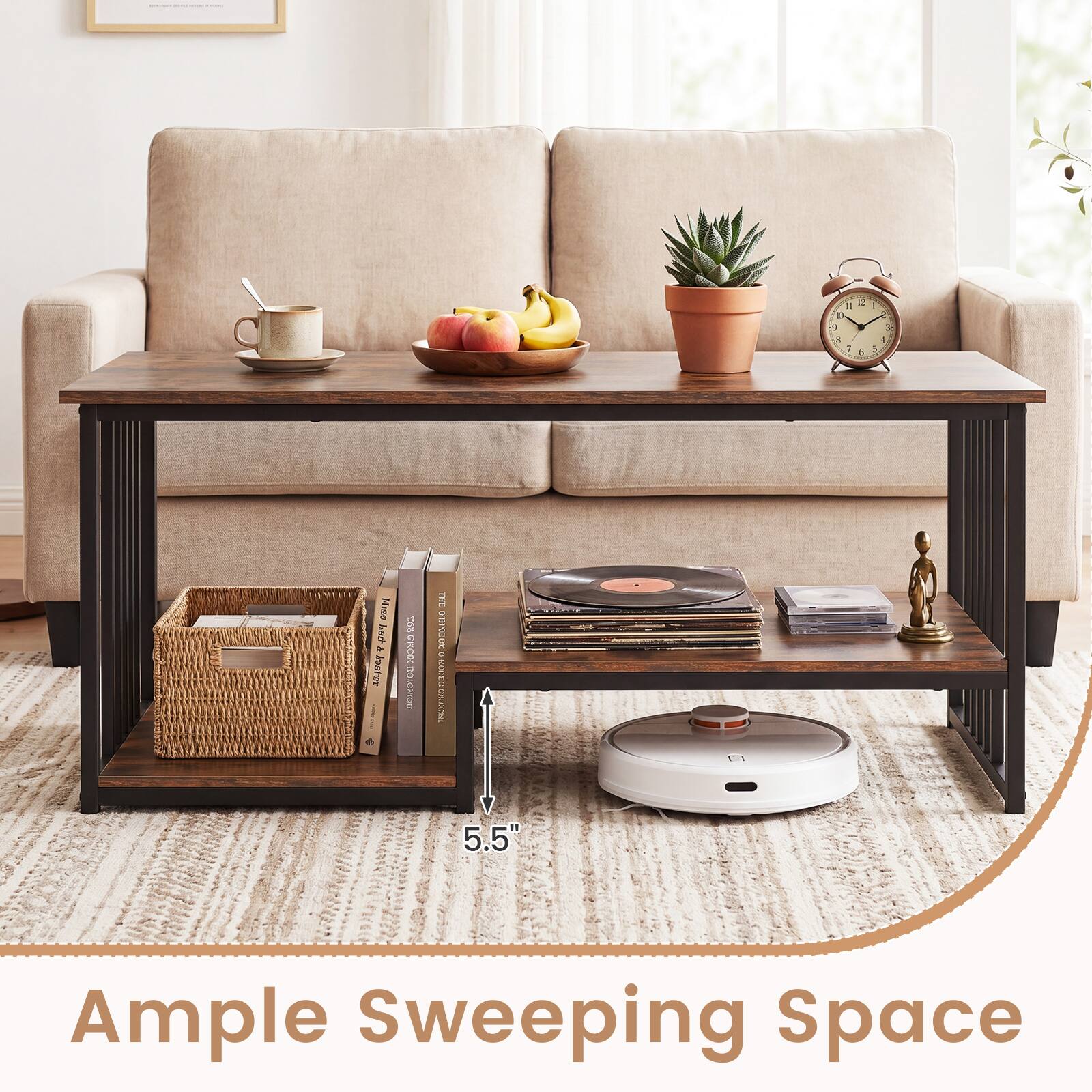 1 a 2 A 2 2 a 1 A 1 i 3 Hite Lbd i ADater I . DE RHCO EE SDICION THE SIM.MCE - KOCLIN 11 5.5" Ample Sweeping Space