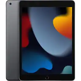 Apple - Refurbished Excellent - iPad 9th Generation 10.2" Tablet 64GB WiFi, Grey - Gray