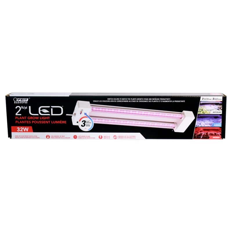 FEIT ELECTRIC - Square Connector LED Grow Light Color Changing 1 pk