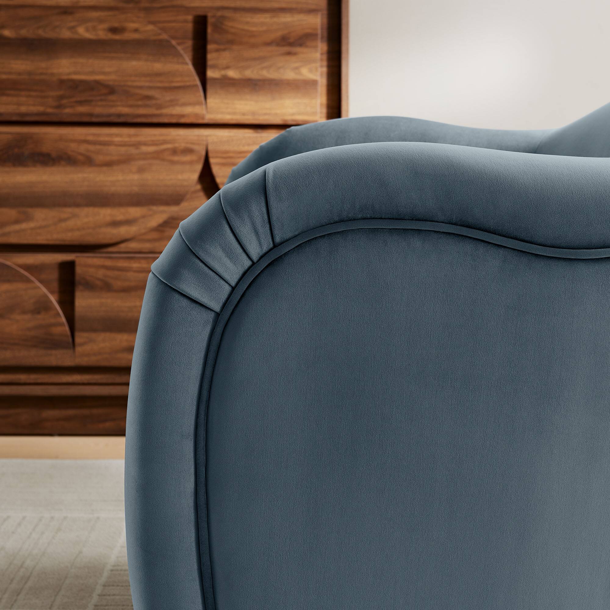 Alt View 1. Modway - Compose Performance Velvet Accent Chair by Modway - Cadet Blue.