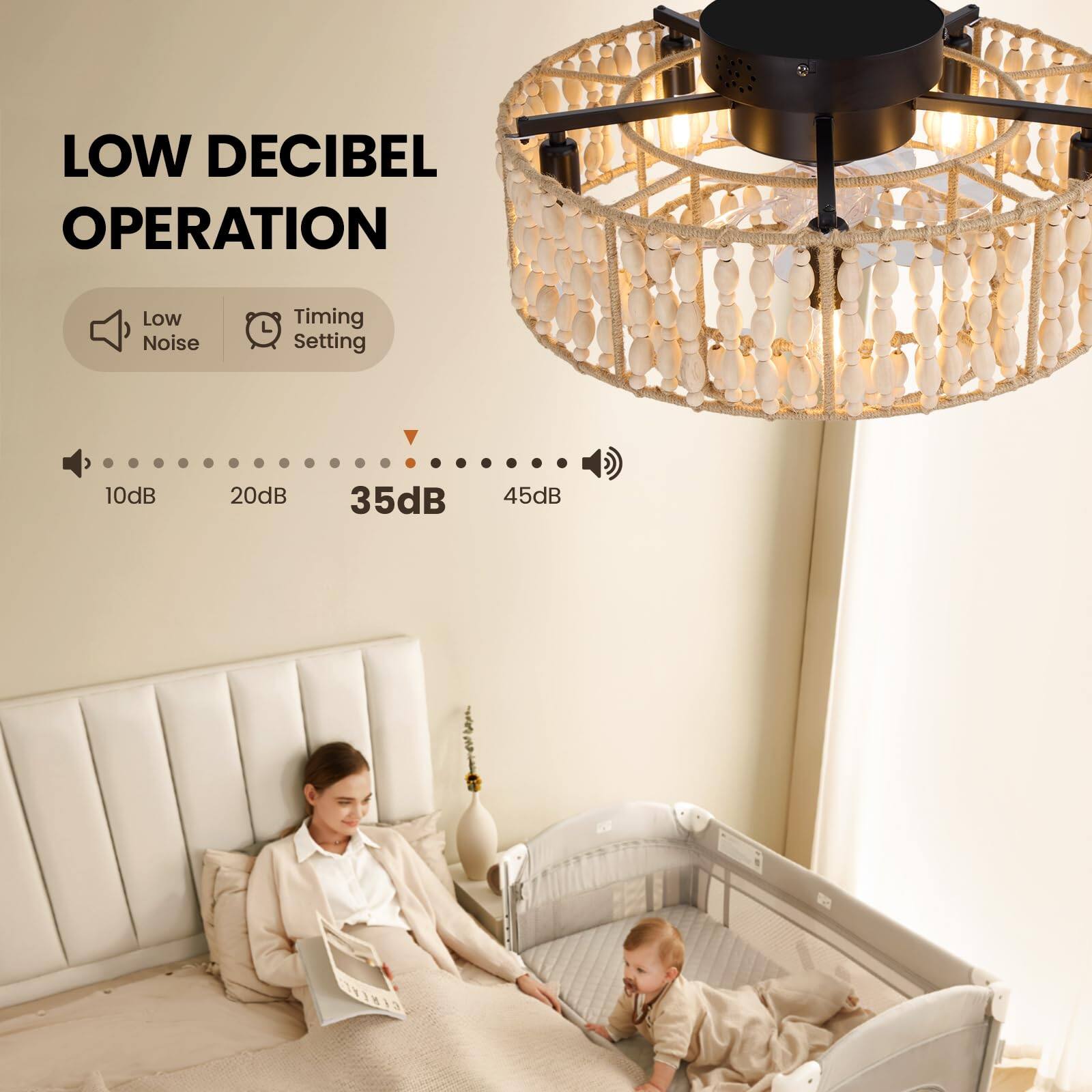 LOW DECIBEL OPERATION

Low Noise Timing Setting

10dB 20dB 35dB 45dB