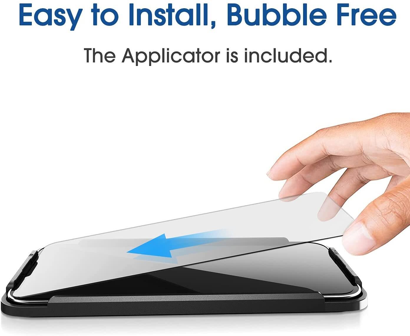 Easy to Install, Bubble Free: The Applicator is included.