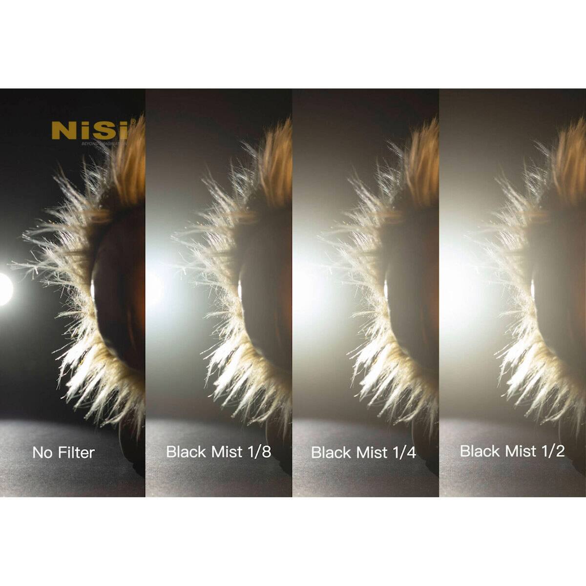 NiSi REYONDE No Filter Black Mist 1/8 Black Mist 1/4 Black Mist 1/2