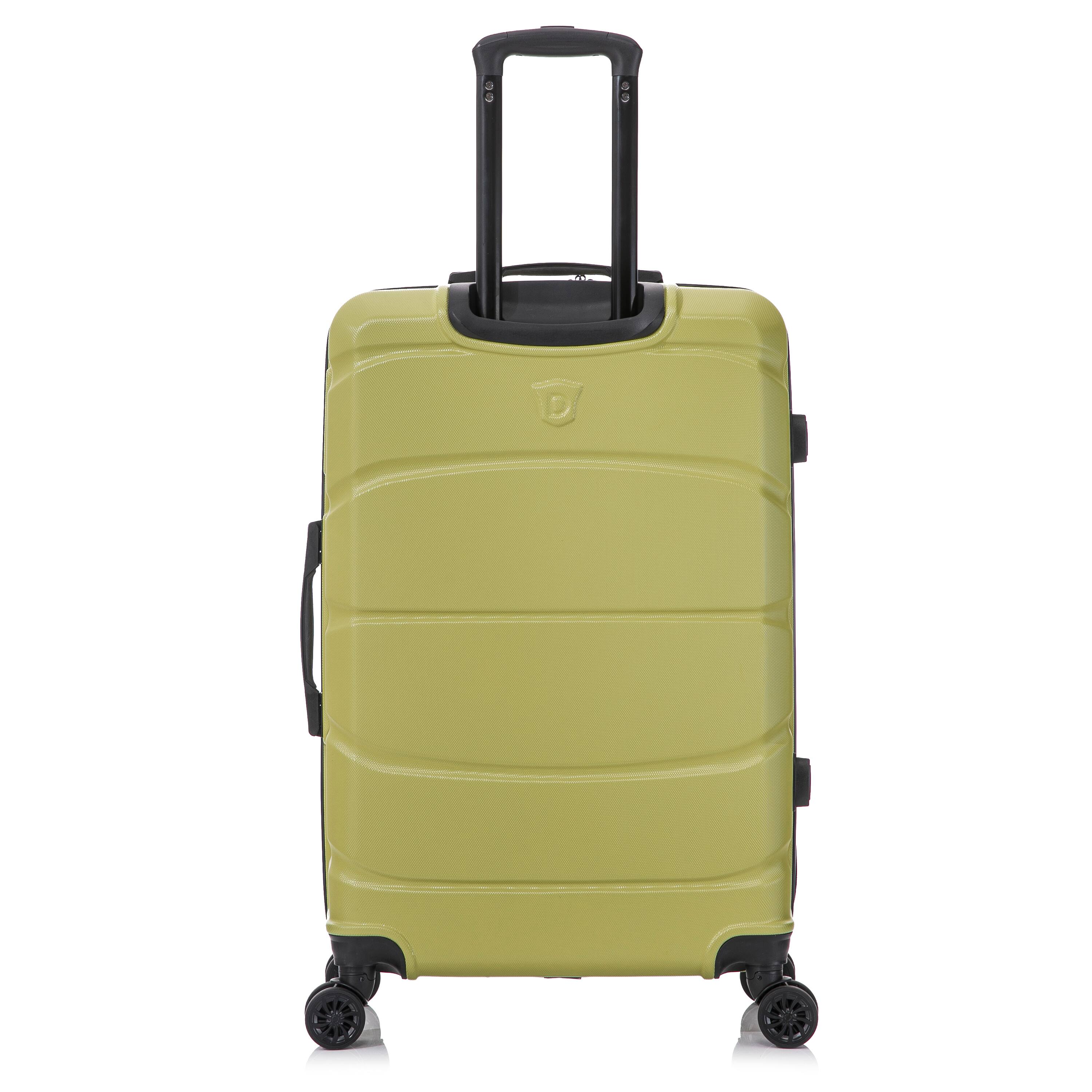 Alt View 5. DUKAP - Sense Lightweight Hardside Spinner Luggage 28" - GREEN.