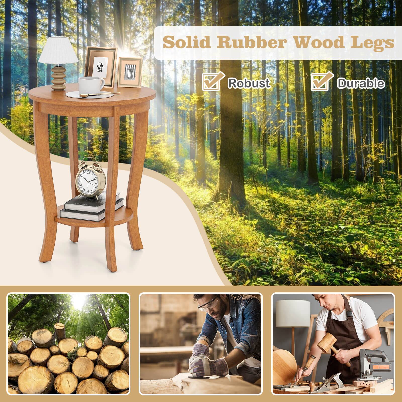 Solid Rubber Wood Legs: Robust, Durable, and Durable.