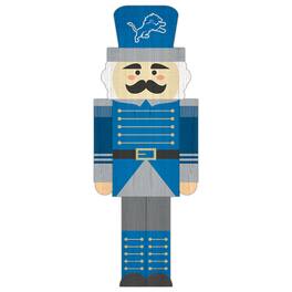 Fan Creations - Detroit Lions 31'' Nutcracker Leaner - Multicolor