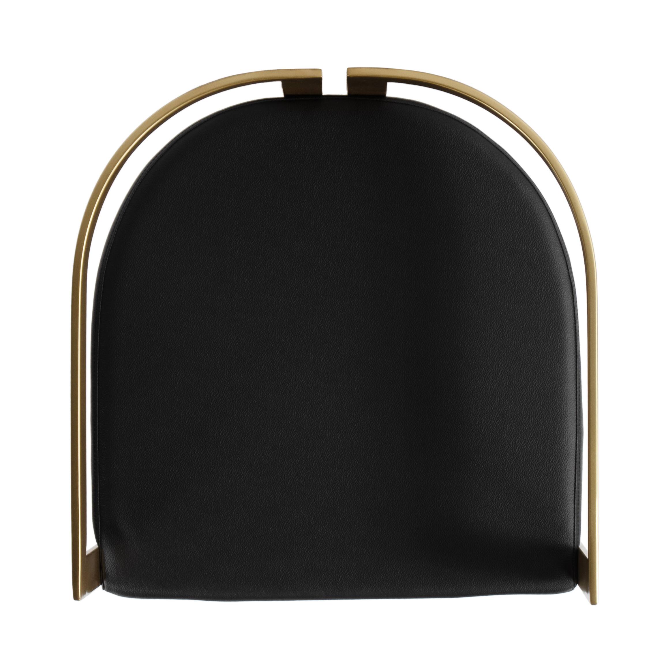 Alt View 4. Butler Specialty - Clarence Faux Leather 28" Barstool - Black.