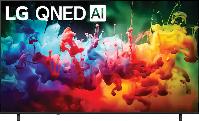 Front. LG - 85" Class 75B Series QNED AI Mini LED 4K Smart webOS TV (2026).