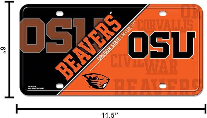 OSU BEAVERS  
OREGON STATE UNIVERSITY  
CORVALLIS  
CIVIL WAR  
OSU  
11.5"