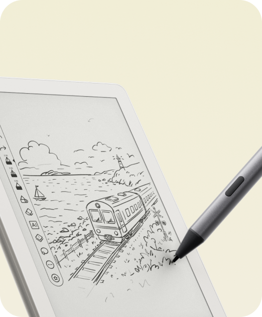 Alt View 6. BOOX - Go 6 (Gen II) 6" eNote ePaper Tablet 32GB - Plum.