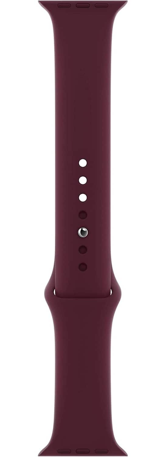 Apple - Watch Sport Band (44mm) - Plum - Regular - Purple