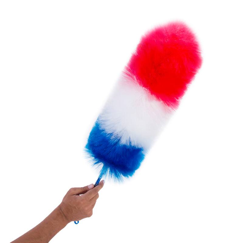 Alt View 2. Kitchen + Home - Large Static Duster - 27" Inch Electrostatic Feather Duster - Patriot - multicolor.